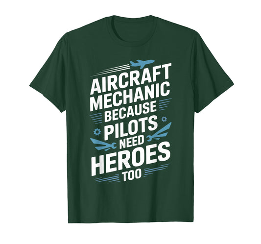 Aircraft Mechanic Art for Men Women Aircraft Maintenance T-Shirt
