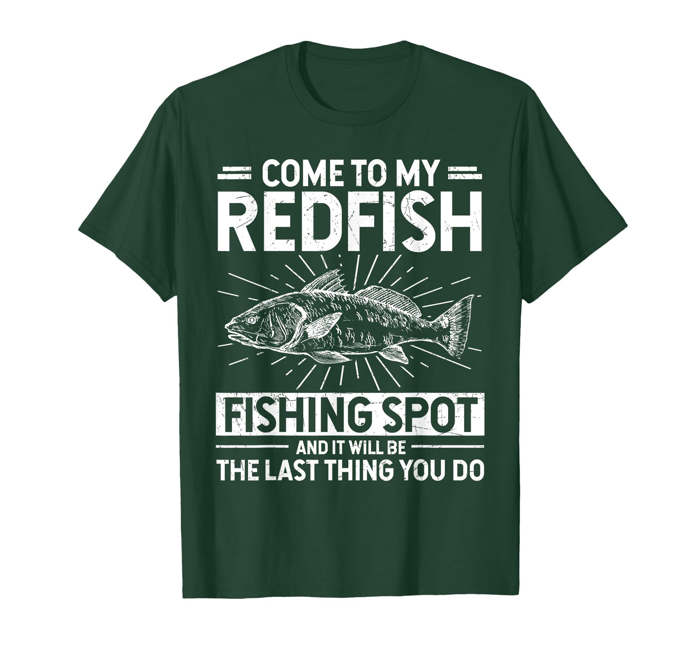 Redfish Fishing - Red Drum Fish - Redfish Tail T-Shirt
