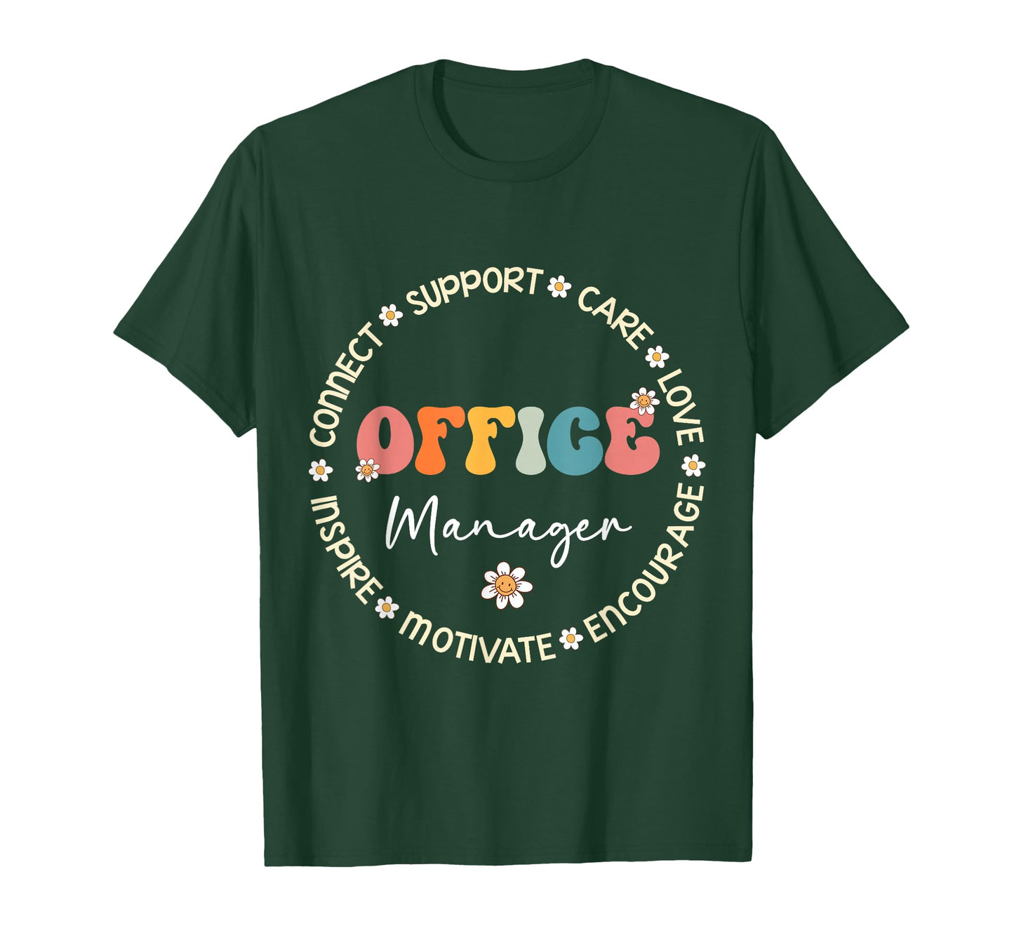 Cute Office Manager Squad Appreciation Week Back to School T-Shirt