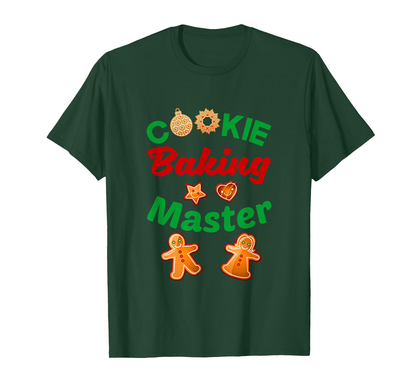Christmas Funny Cookie Baking Master Crew Team Tee Shirt T-Shirt