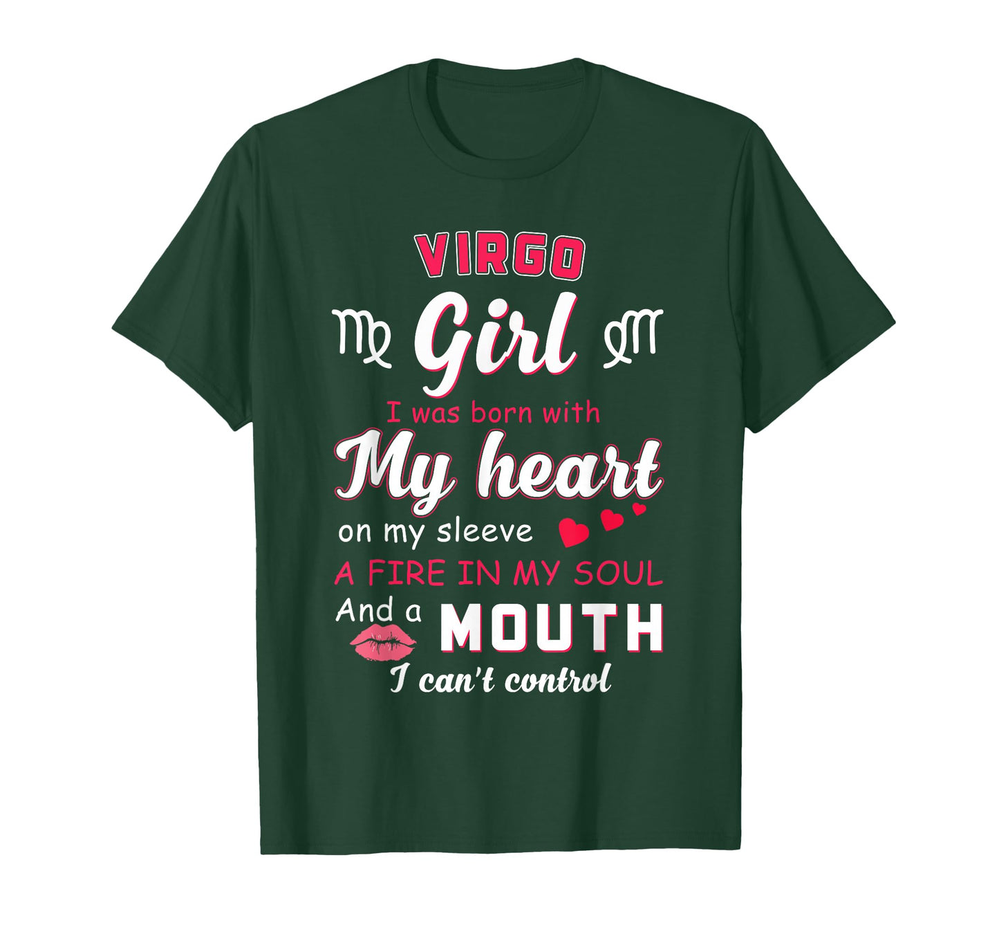 Virgo Girl Funny Quote with Zodiac Sign Birthday Idea T-Shirt