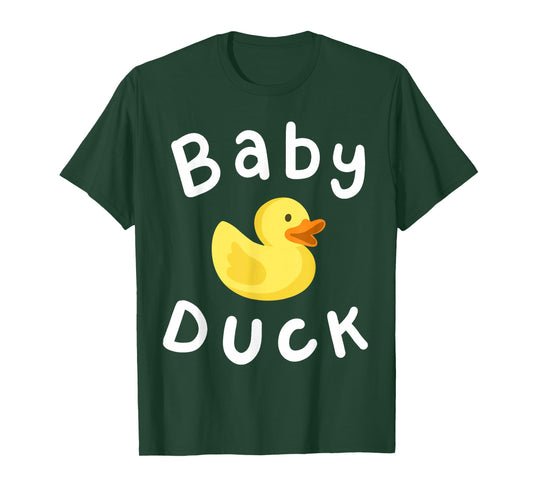 Baby Duck Birthday Rubber Duck Lover Family Matching Toddler T-Shirt