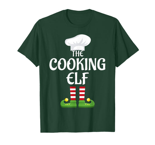 Cooking Elf Family Matching Group Christmas T-Shirt
