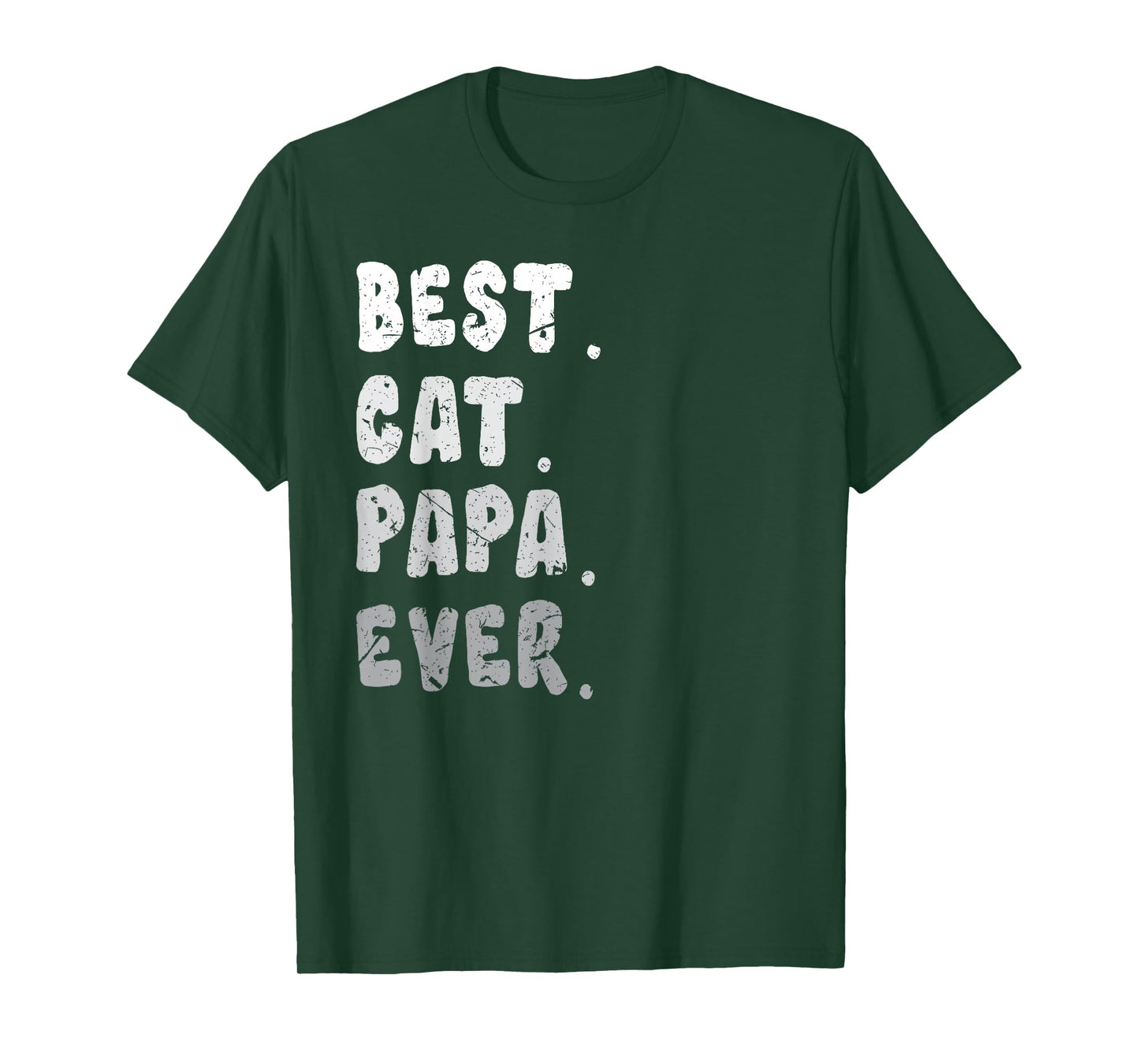 Best Cat Papa Ever Funny Cat Owner Dad Fathers T-Shirt