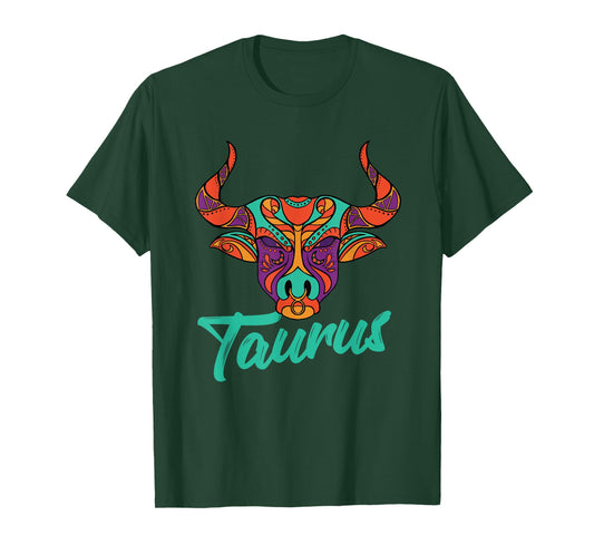 Taurus Zodiac Sign Astrology Astrologer Horoscope T-Shirt Small
