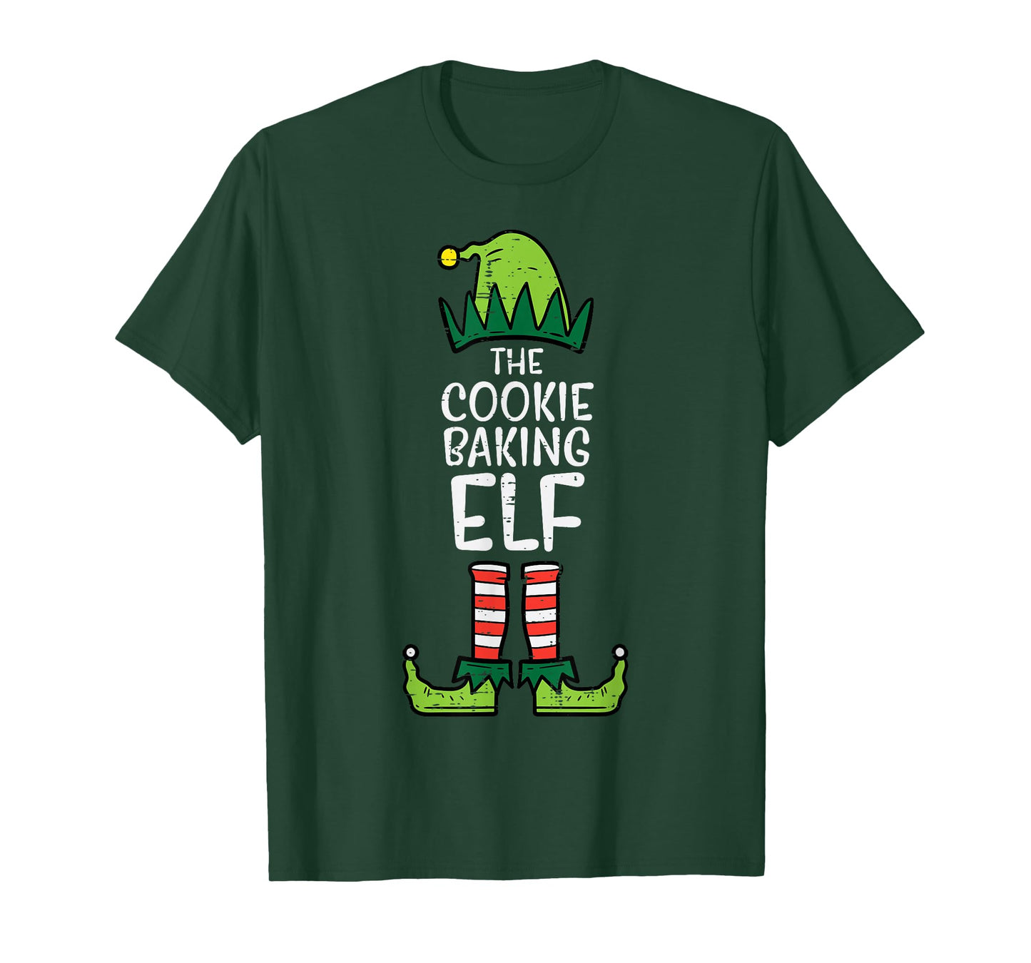 Cookie Baking Elf Xmas Christmas Family Mom Kids T-Shirt