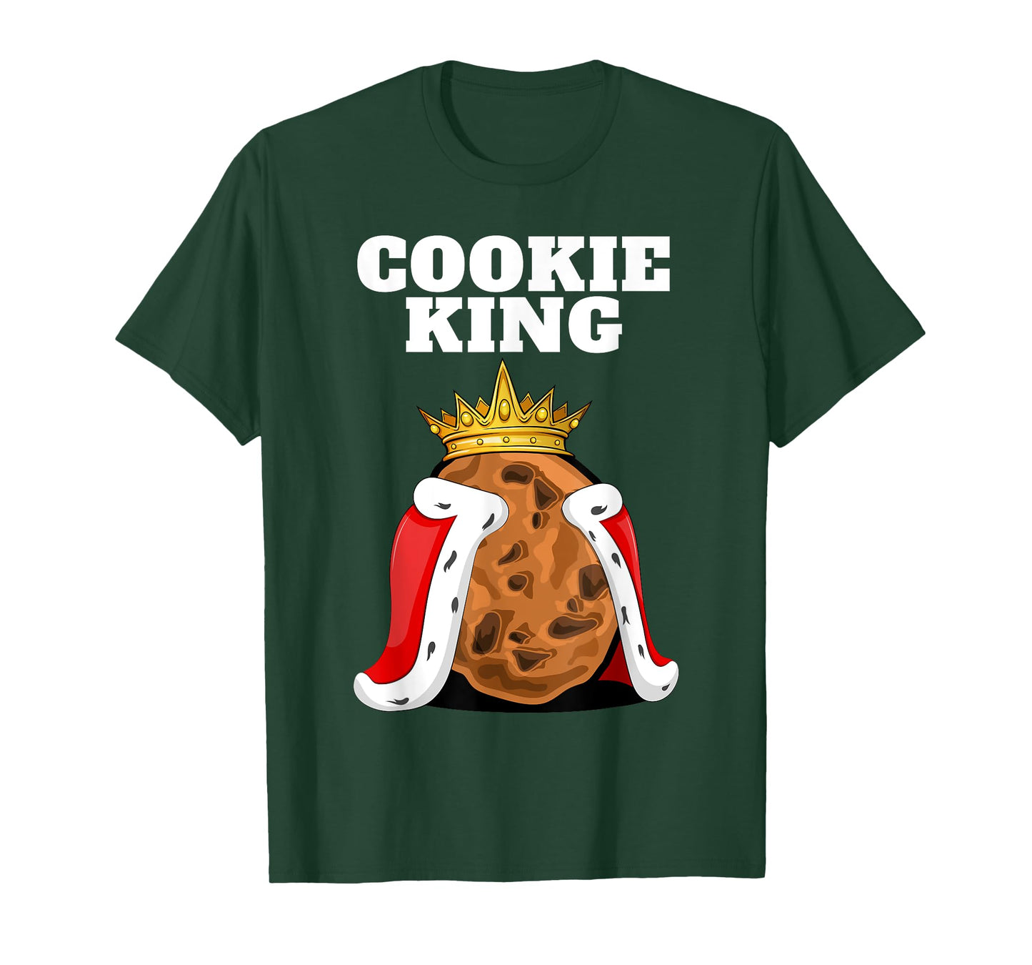 Cookie King | Mens Cookie Lover Shirt | Biscuits Cute Cookie T-Shirt