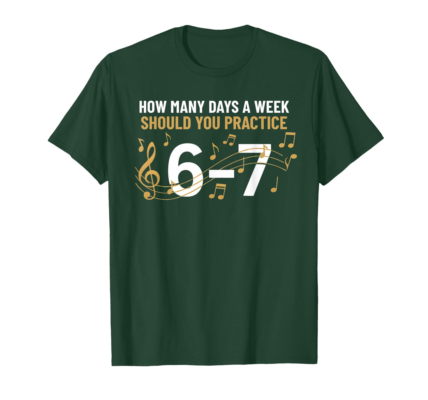 Musician Funny 6 7 Meme Six Seven for Music Teacher T-Shirt