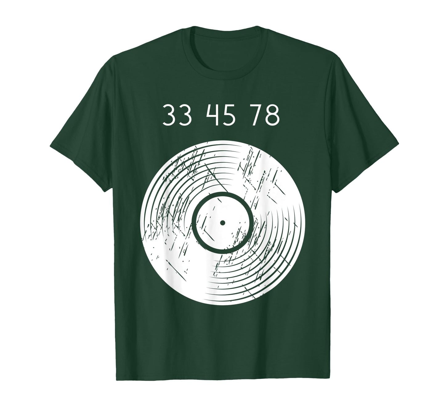 33 45 78 RPM 80s 90s Retro Vinyl Record Music T-Shirt
