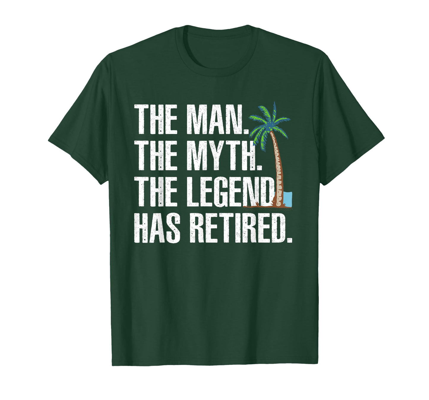 Cool Retirement For Men Grandpa Dad Retired Man Myth Legend T-Shirt