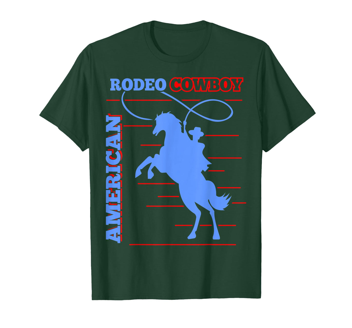 American Rodeo T-Shirt for Dad Men
