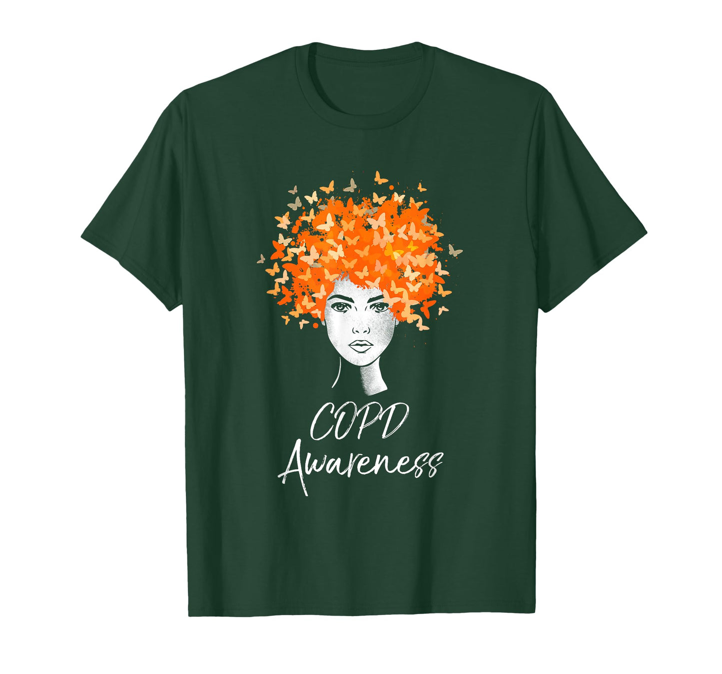 COPD Awareness T-Shirt Butterflies Gift Shirt T-Shirt