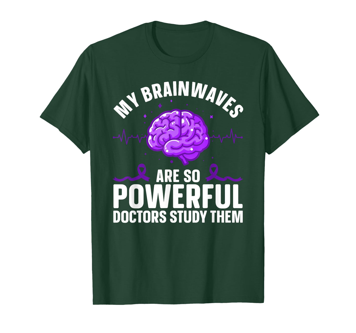 Cool Epilepsy Art For Men Women Support Epilepsy Awareness T-Shirt
