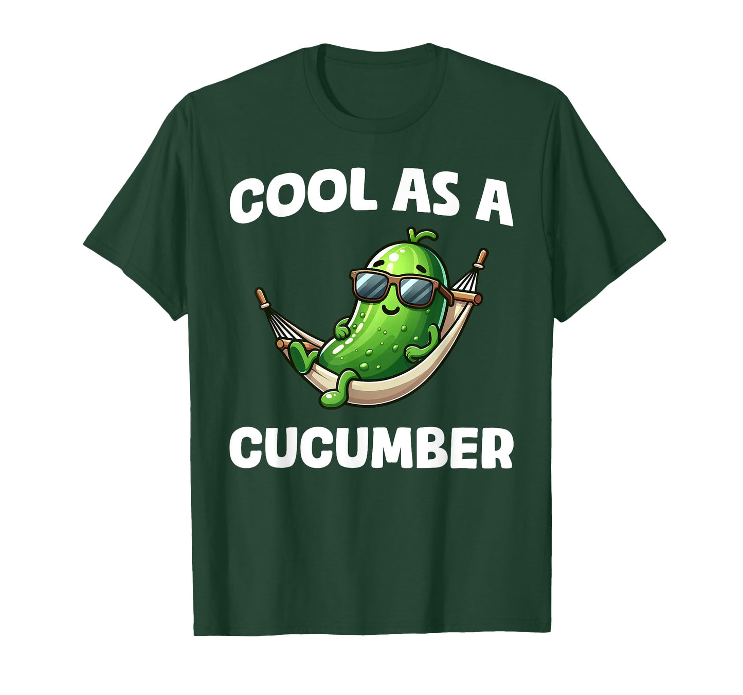 Cool as a cucumber pickle cucumber lovers funny cucumber T-Shirt