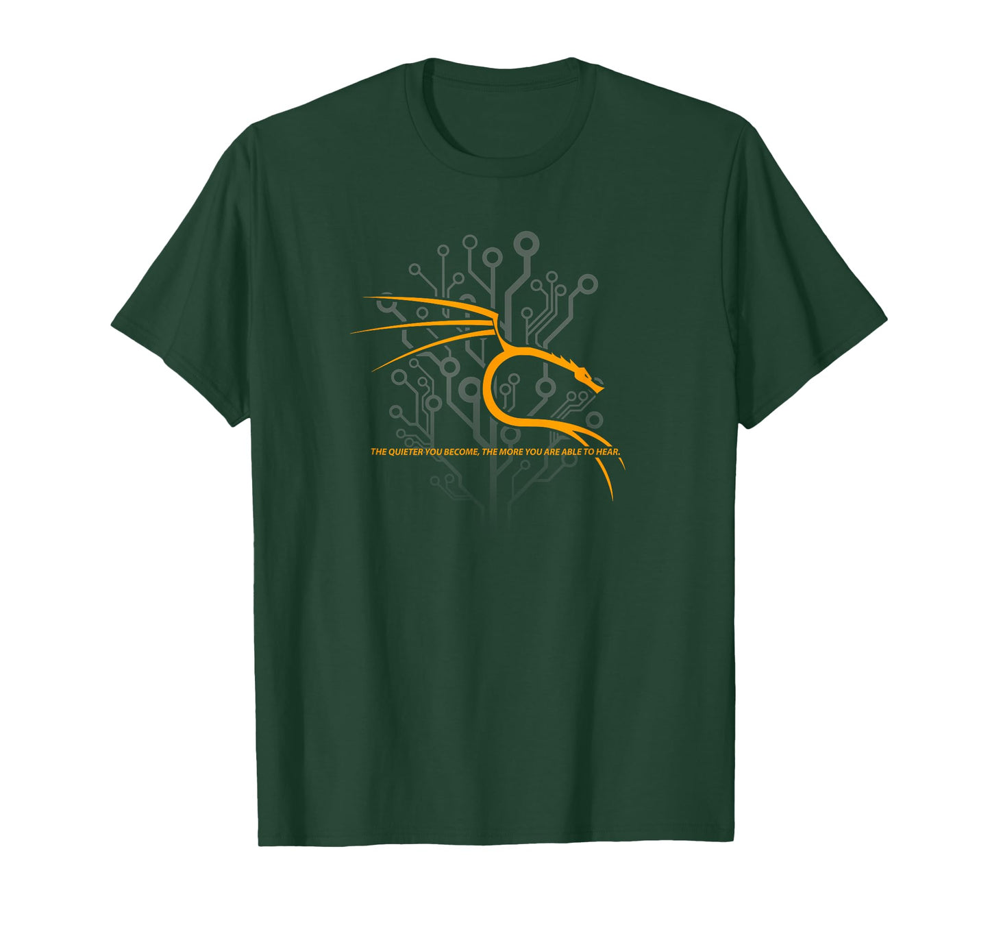 Backtrack Kali Linux T-Shirt with Dragon and Tagline - Orang T-Shirt