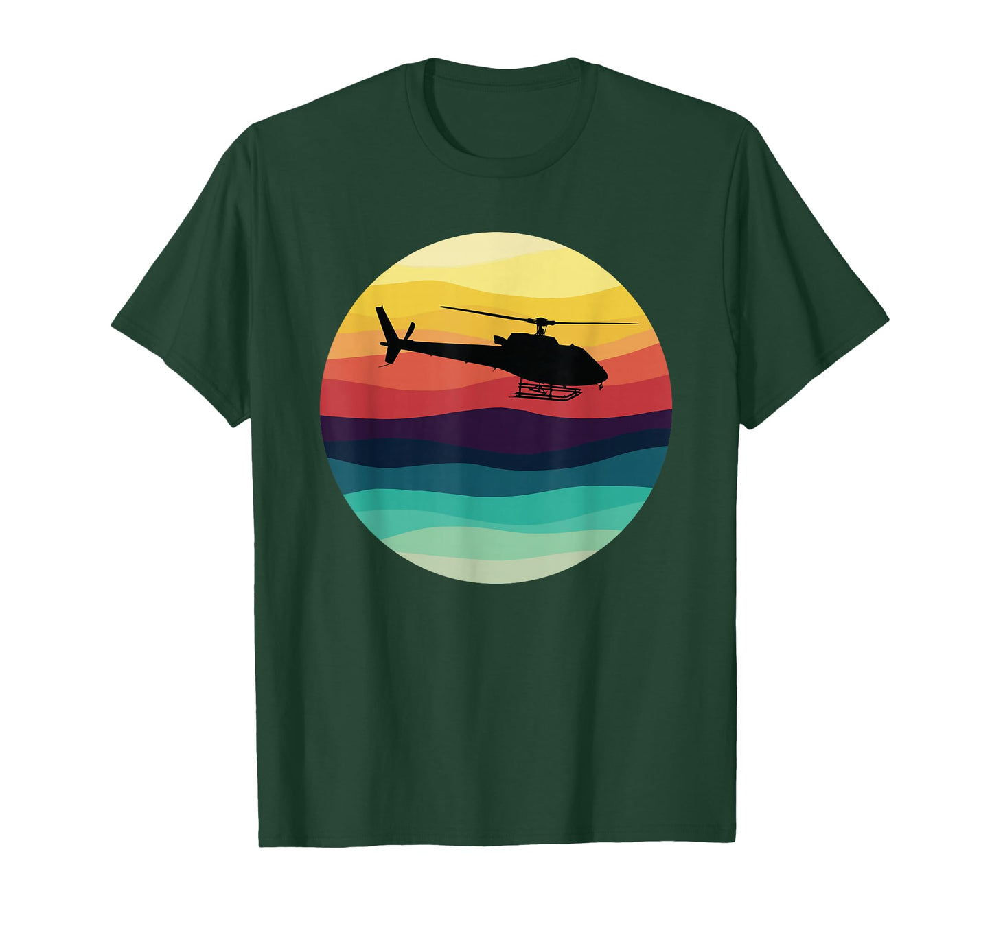 AS350 Helicopter Vintage Retro H125 Helicopter T-Shirt