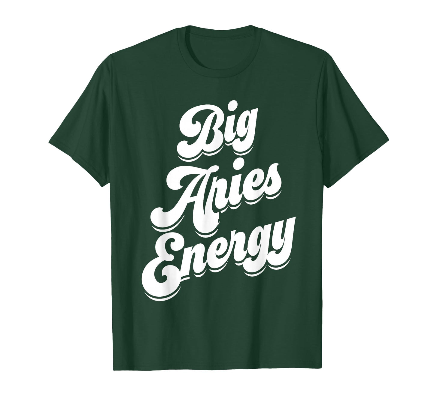 Big Aries Energy Women Zodiac Sign Aries Season Horoscope T-Shirt