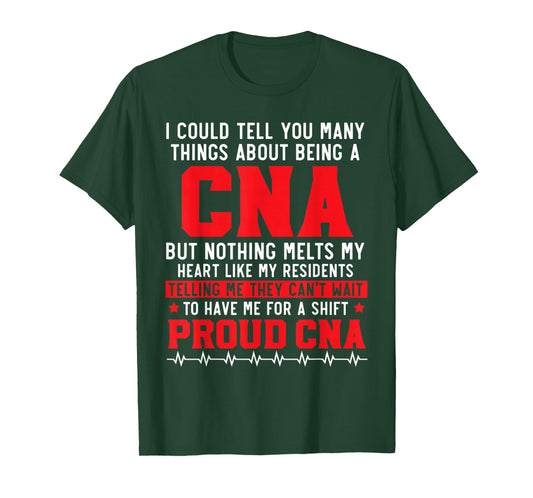 Certified Nursing Assistant Medical Worker CNA T-Shirt