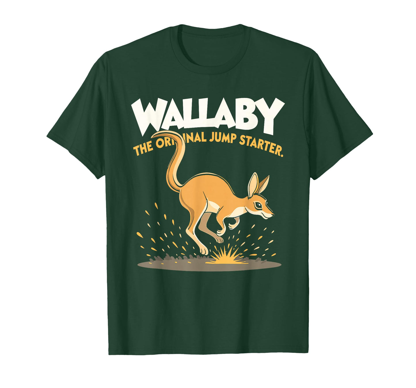 Wallaby Australian Wildlife Marsupial Nature Explorer Design T-Shirt
