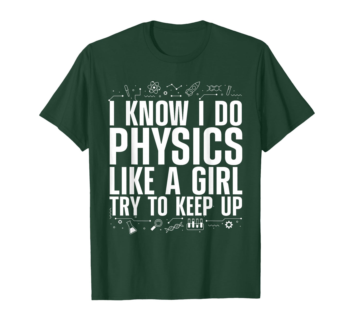 Cool Physics for Women Girls Quantum Mechanics Science Nerd T-Shirt