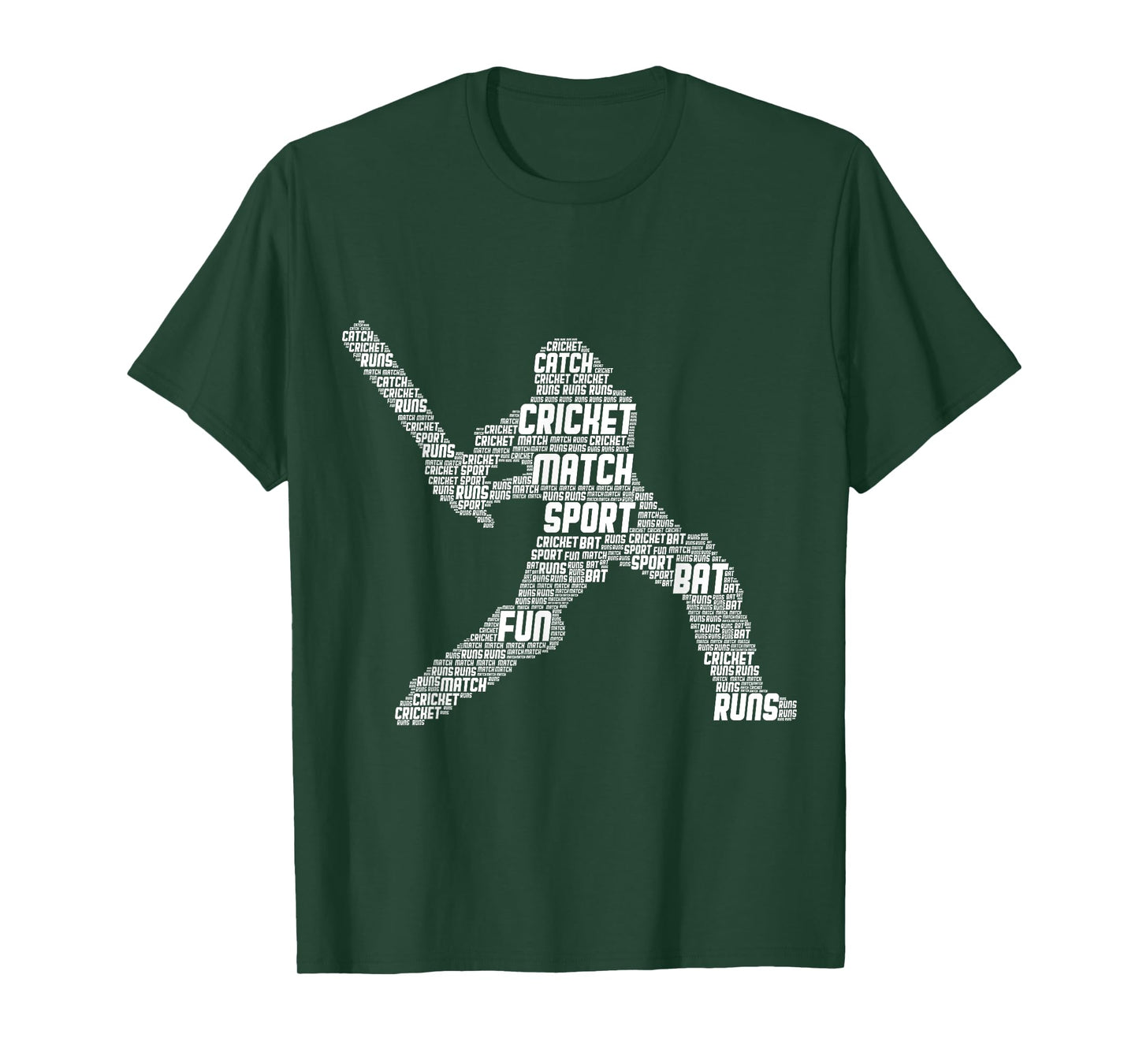 Cricket Player Men Youth Boys Kids T-Shirt