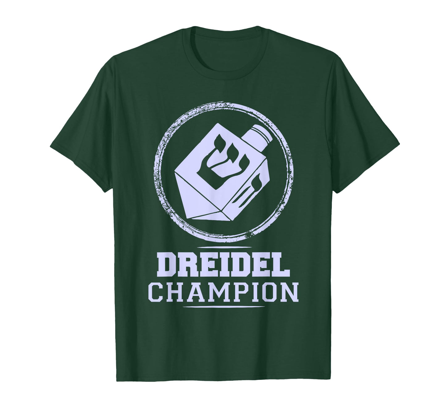 Dreidel Champion T-Shirt - Funny Hannukah Gift T-Shirt T-Shirt