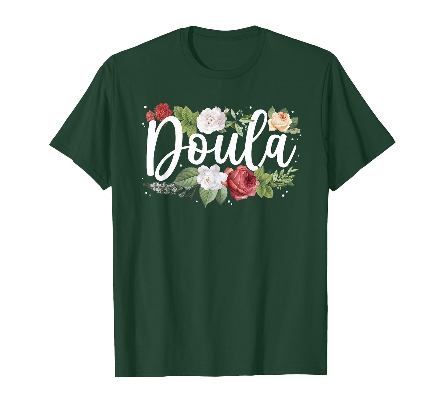 Cool Doula Art For Women Mom Midwife Labor & Delivery Doula T-Shirt