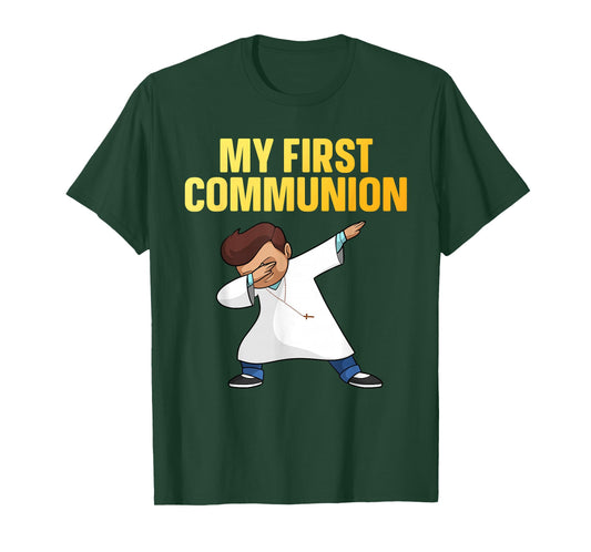 First Communion Art for Boys Girls Kids 1st Holy Communion T-Shirt