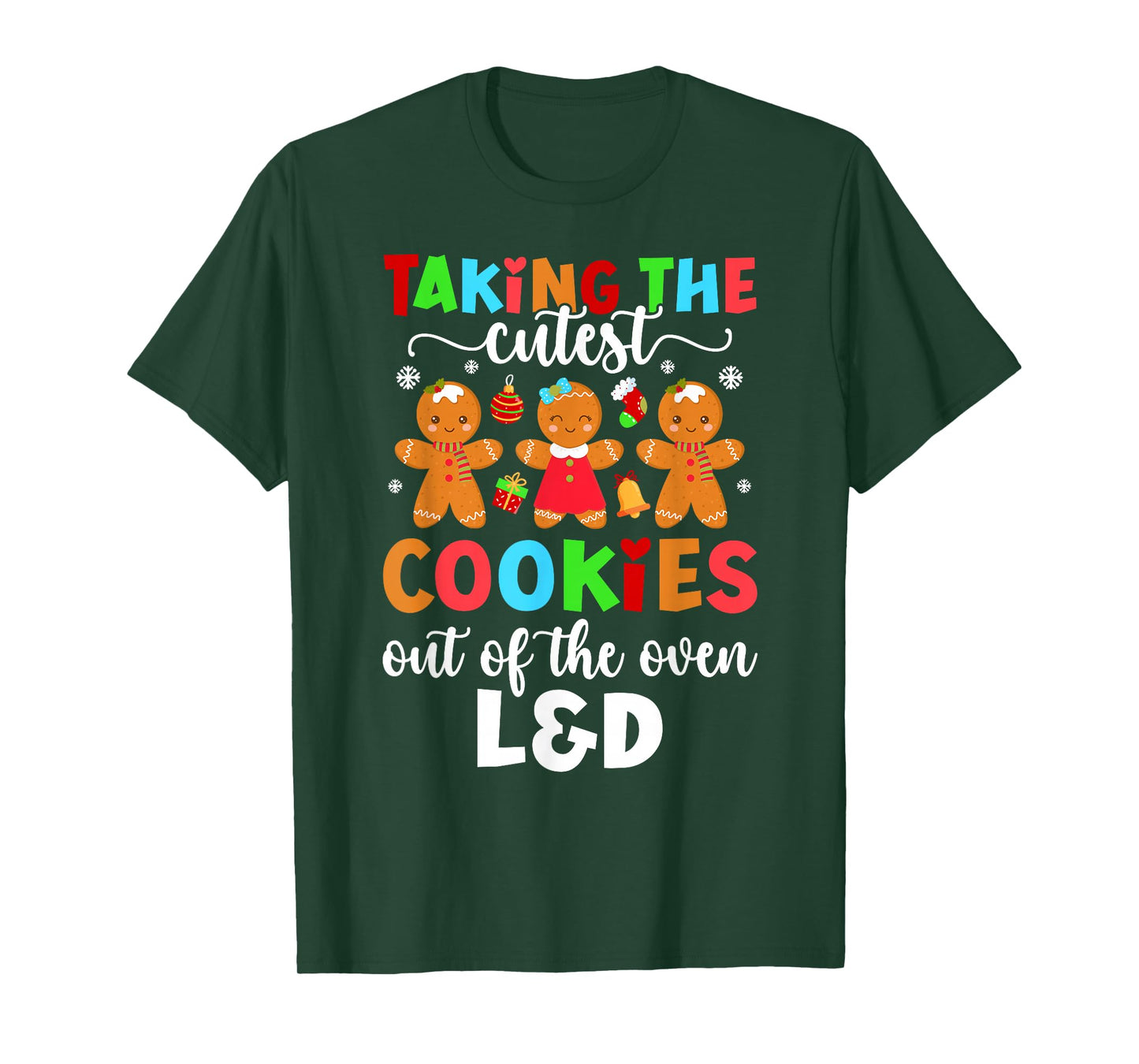 Cute L&D Nurse Christmas Labor and Delivery Nurse Xmas T-Shirt