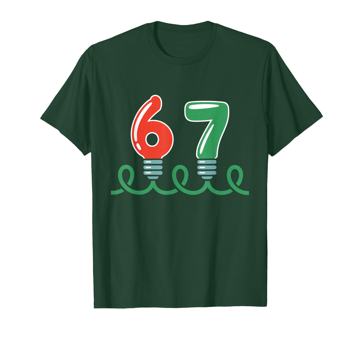 Funny 67 Christmas Shirt 67 Christmas Lights 67 Shirt Kids T-Shirt