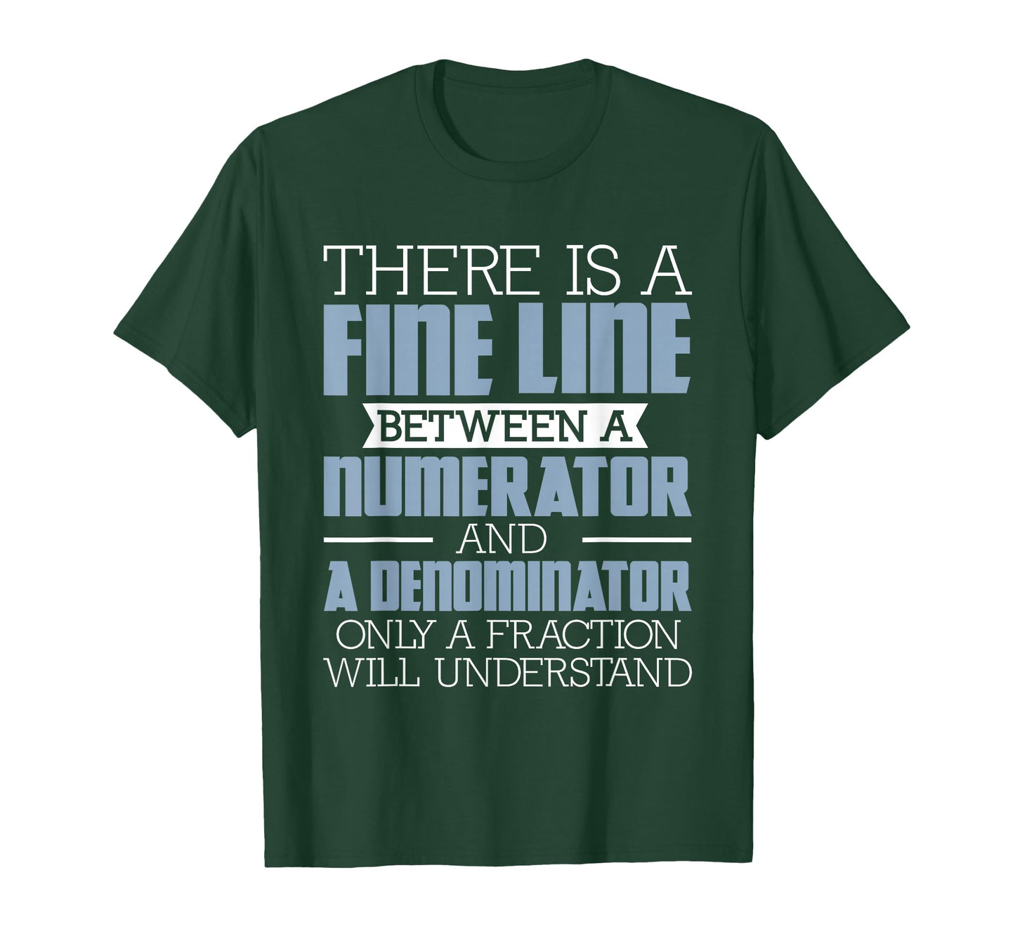 A Fine Line Between - Math Pun Math Lover Math Teacher Men Women Girls Kids T-Shirt