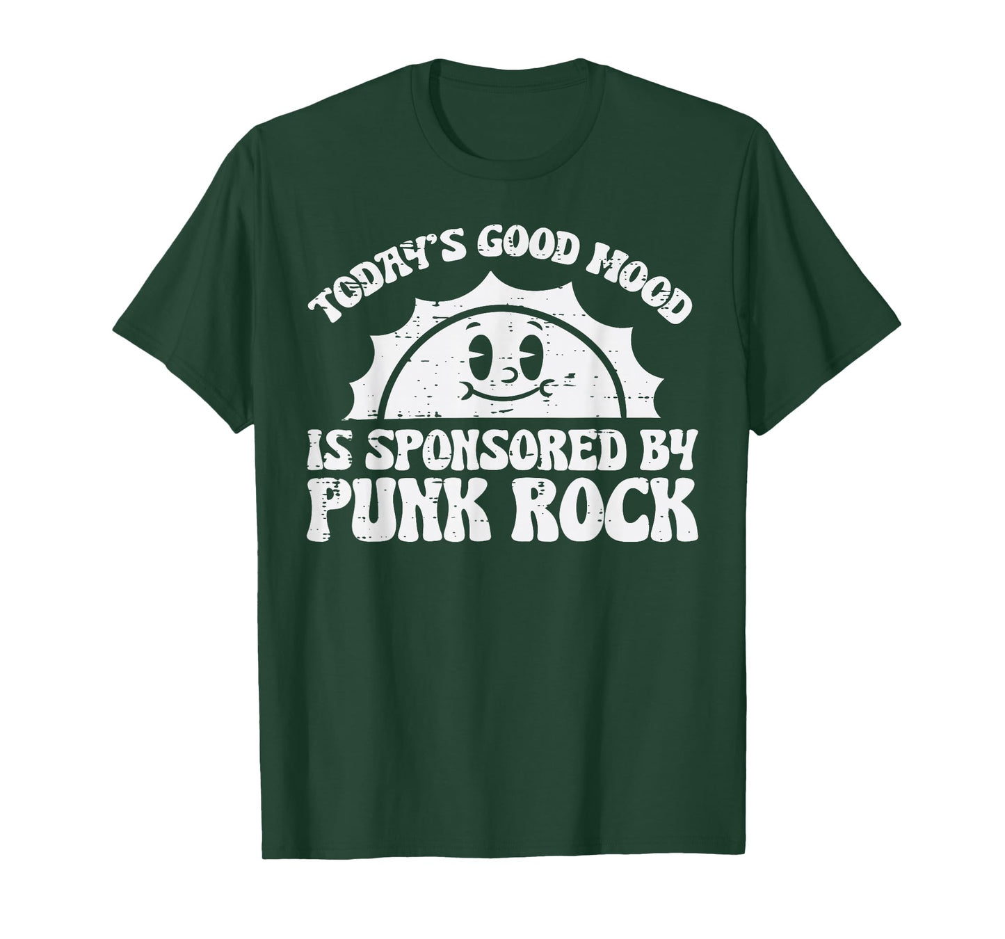 Todays Good Mood Sponsored Punk Rock Music Rocker Boys Kids T-Shirt