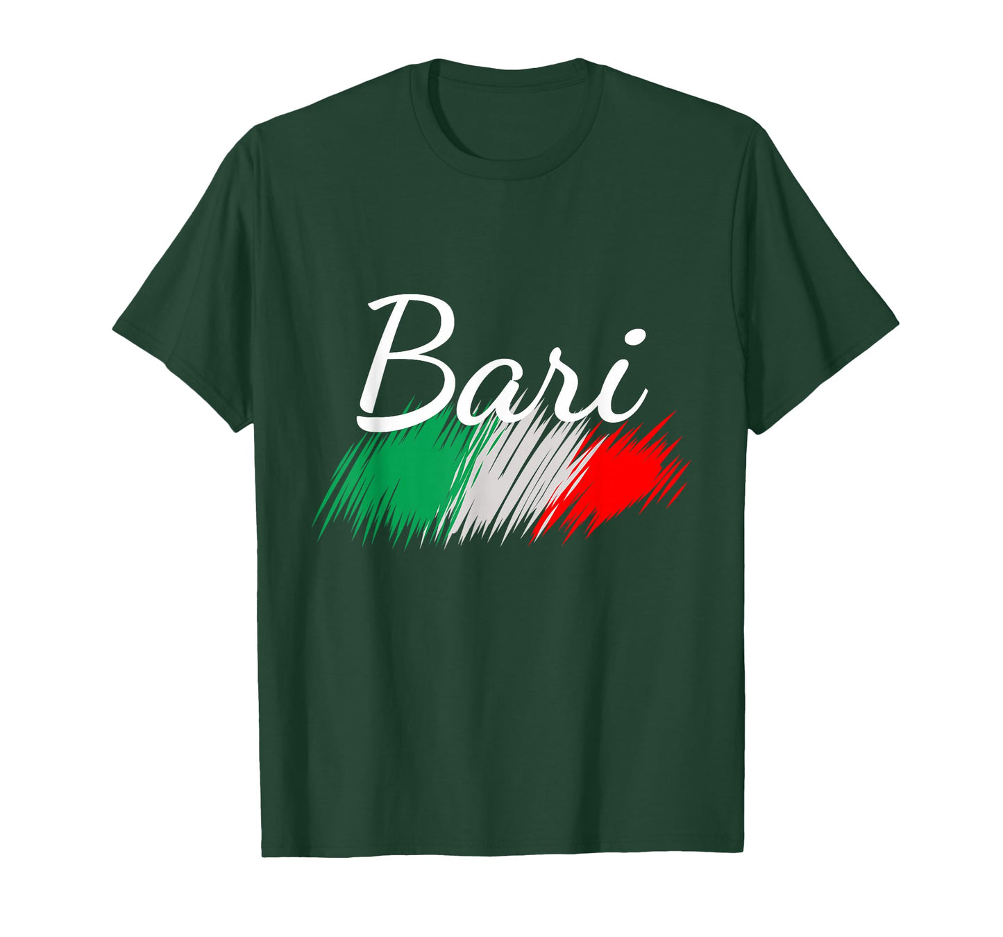 Bari Italy Flag Italia Souvenir Matching Italian T-Shirt
