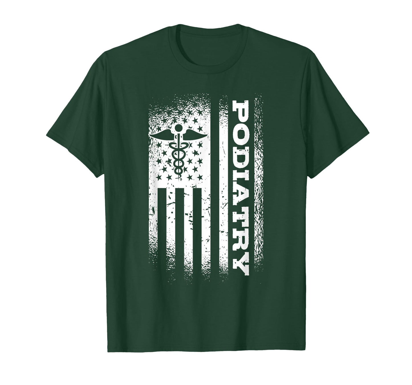 Podiatry American Flag Foot Doctor Patriotic Podiatrist T-Shirt