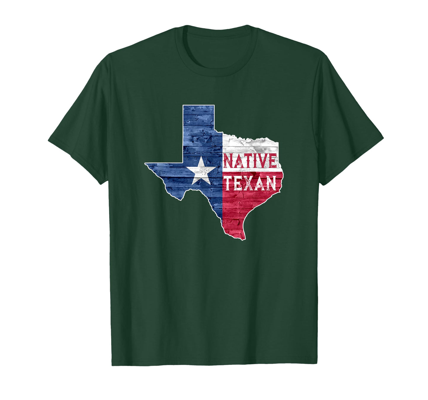 Native Texan Texas Lone Star State Flag T-Shirt