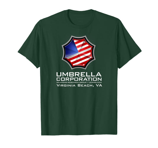 Umbrella Corporation Patriotic American Flag T-Shirt T-Shirt