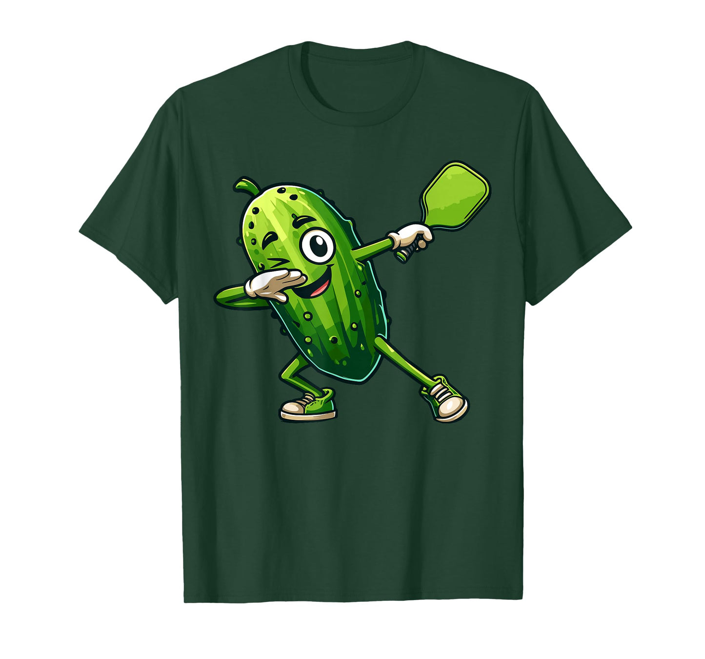 Funny Pickle Dabbing Pickleball Dink Master Enthusiast Tee T-Shirt