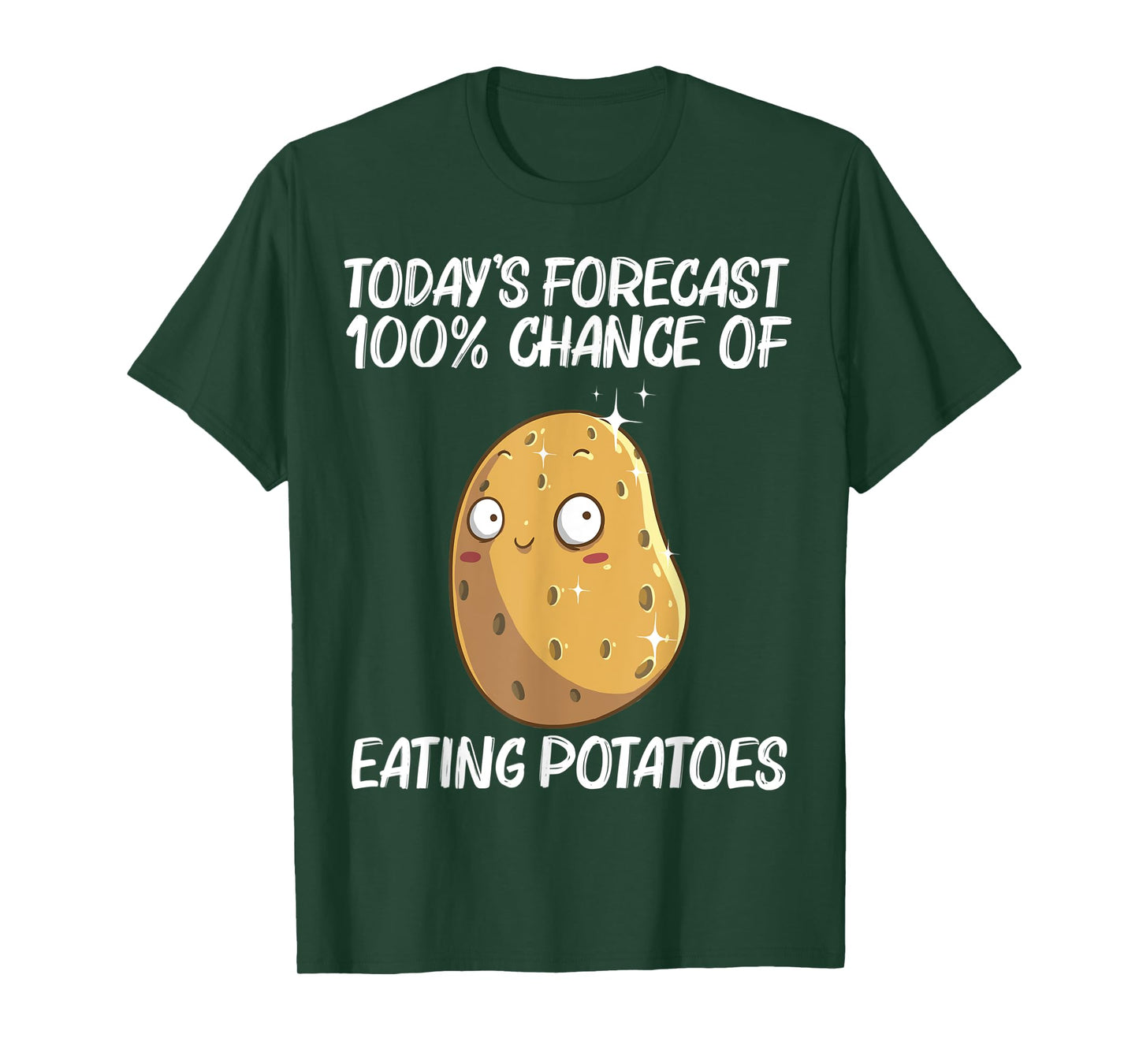 Cute Potato Gift For Men Women Vegetable Baked Potato Lovers T-Shirt