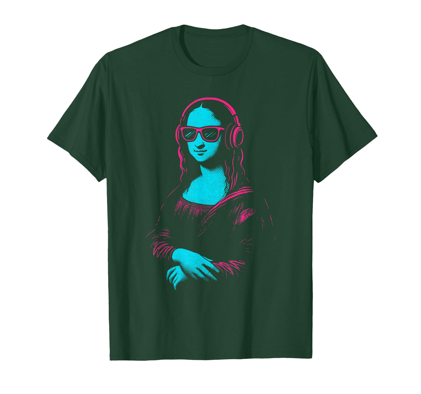 Y2K Art Men Women Kids Funny Mona Lisa T-Shirt