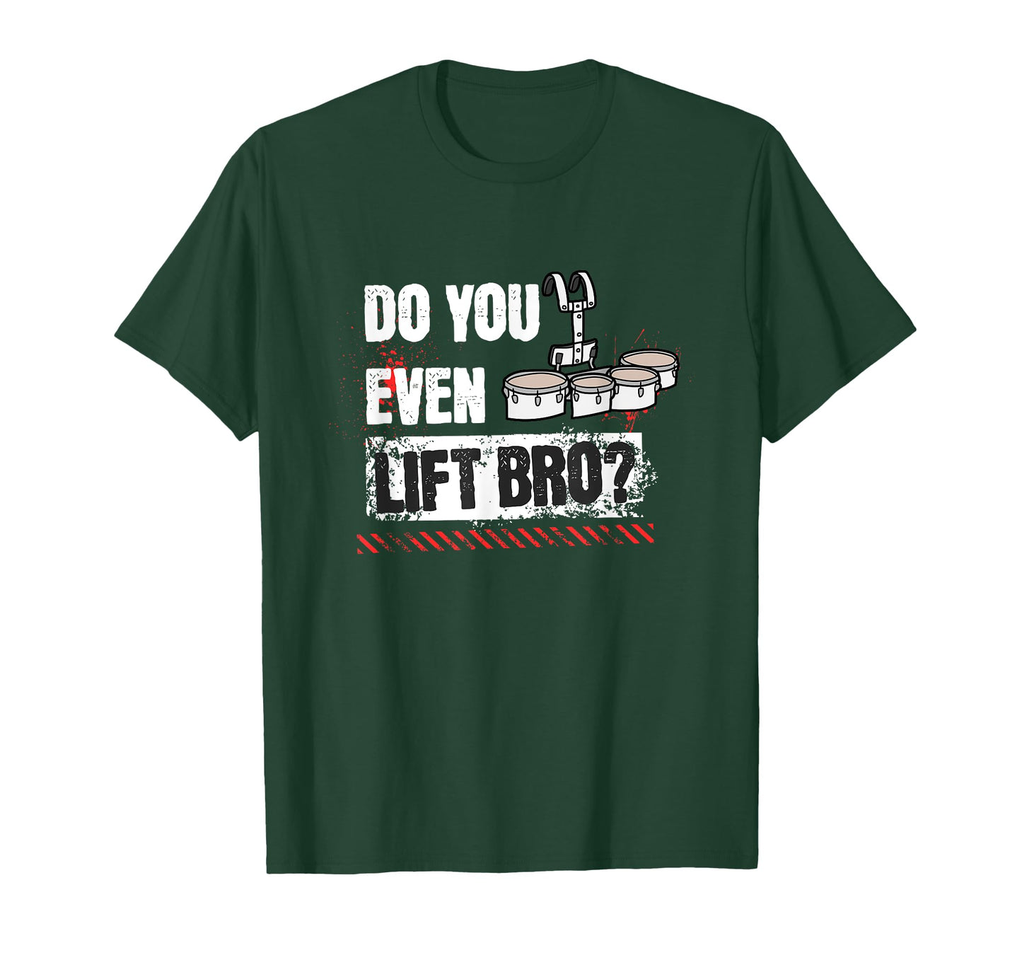 Funny Quad Drum Marching Band Drummer Percussionist T-Shirt