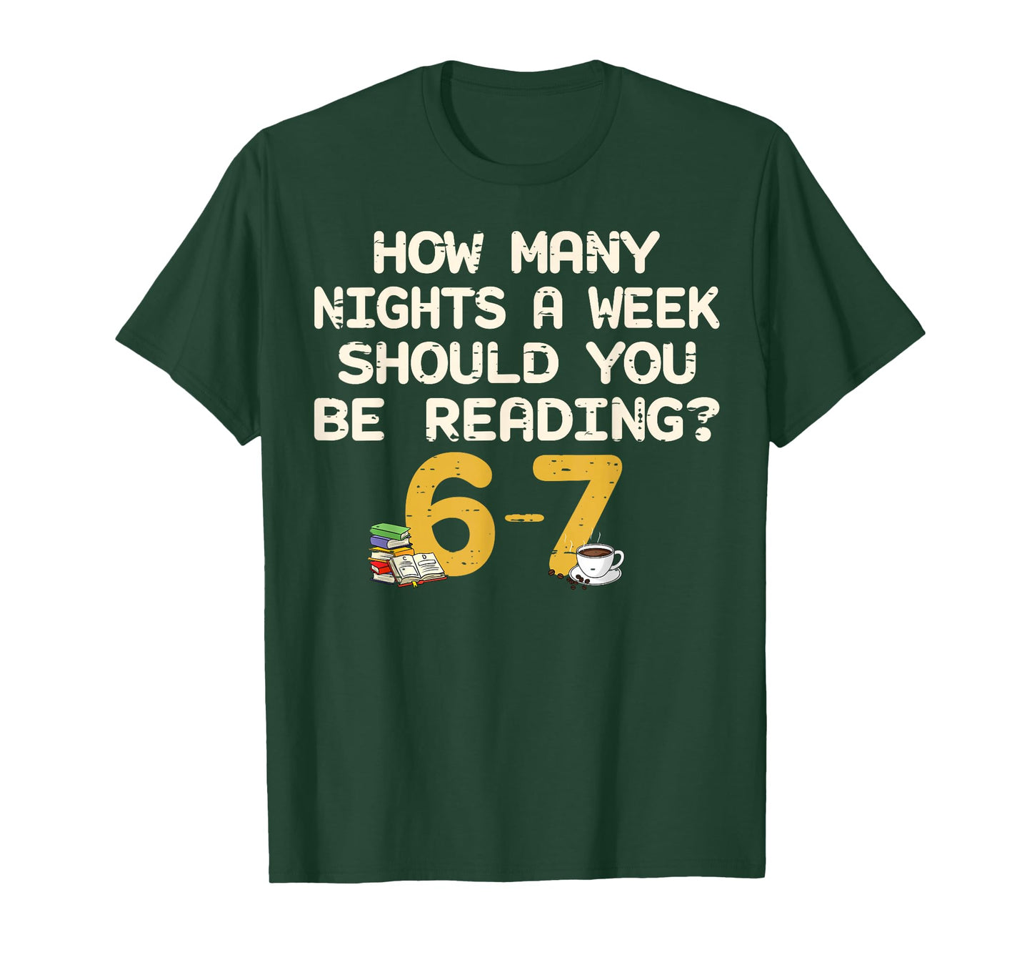 Funny Six Seven 67 Meme Book Lover Reading 6 7 Shirt Teacher T-Shirt