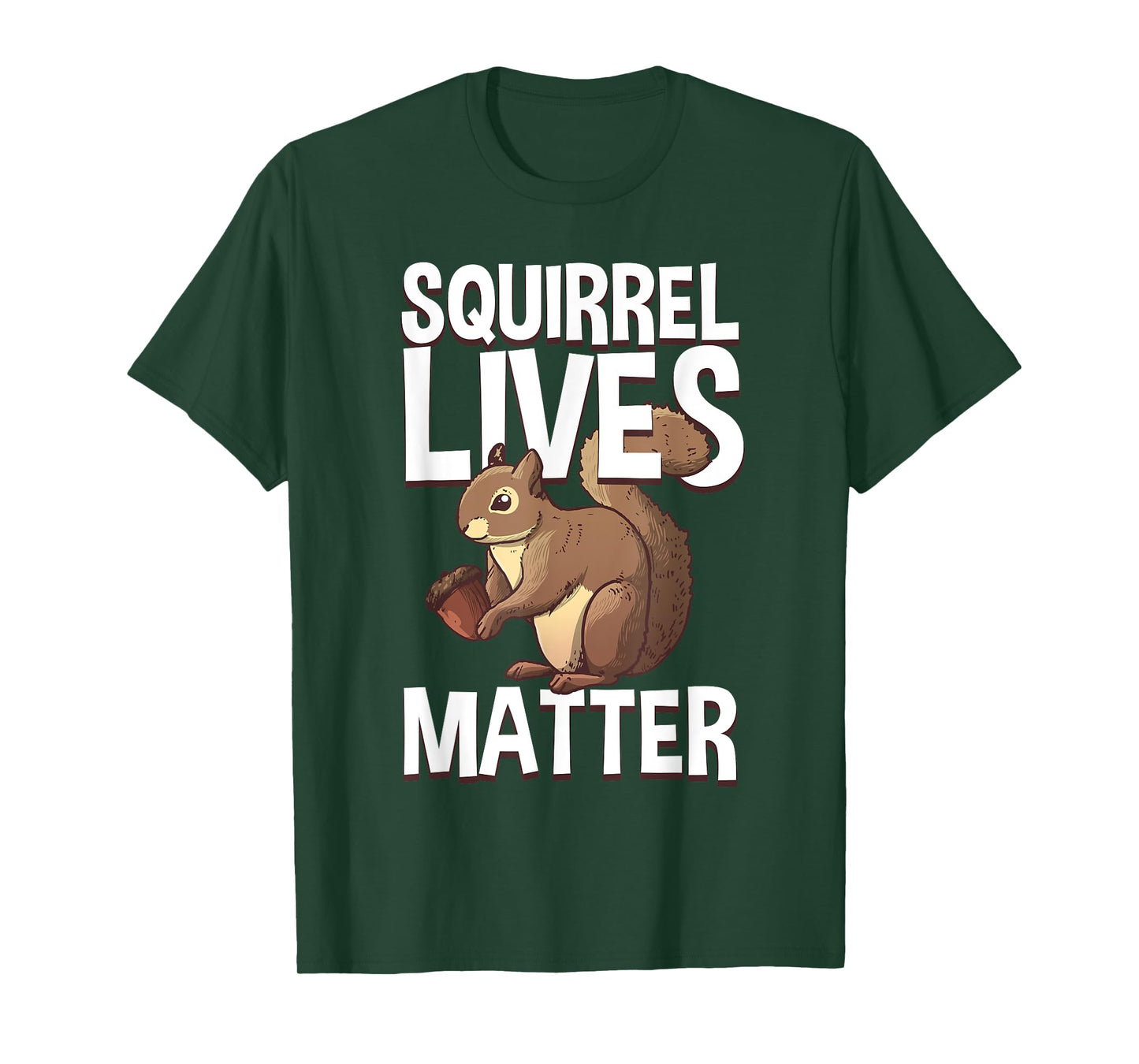 Funny Squirrel Designs For Kids Men Women Chipmunk Lovers T-Shirt