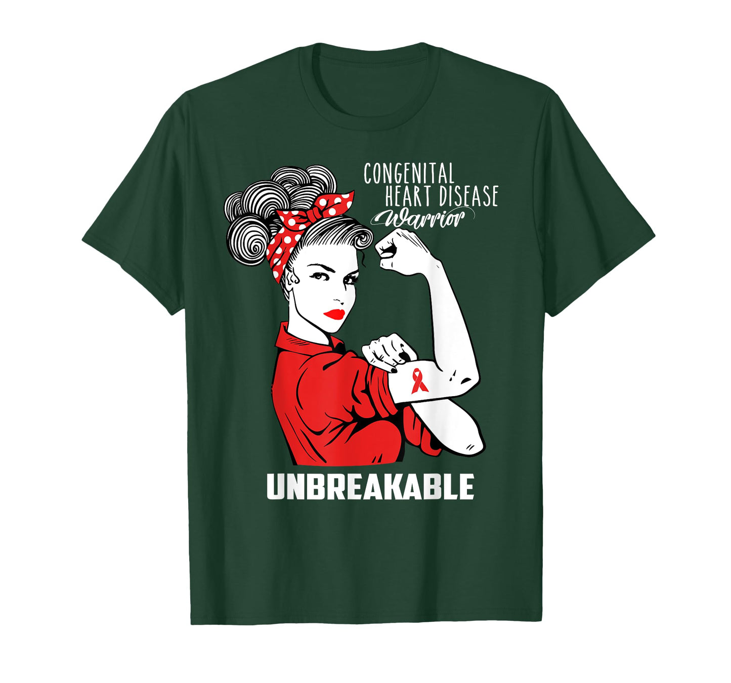 Congenital Heart Disease Unbreakable Shirt CHD Awareness T-Shirt