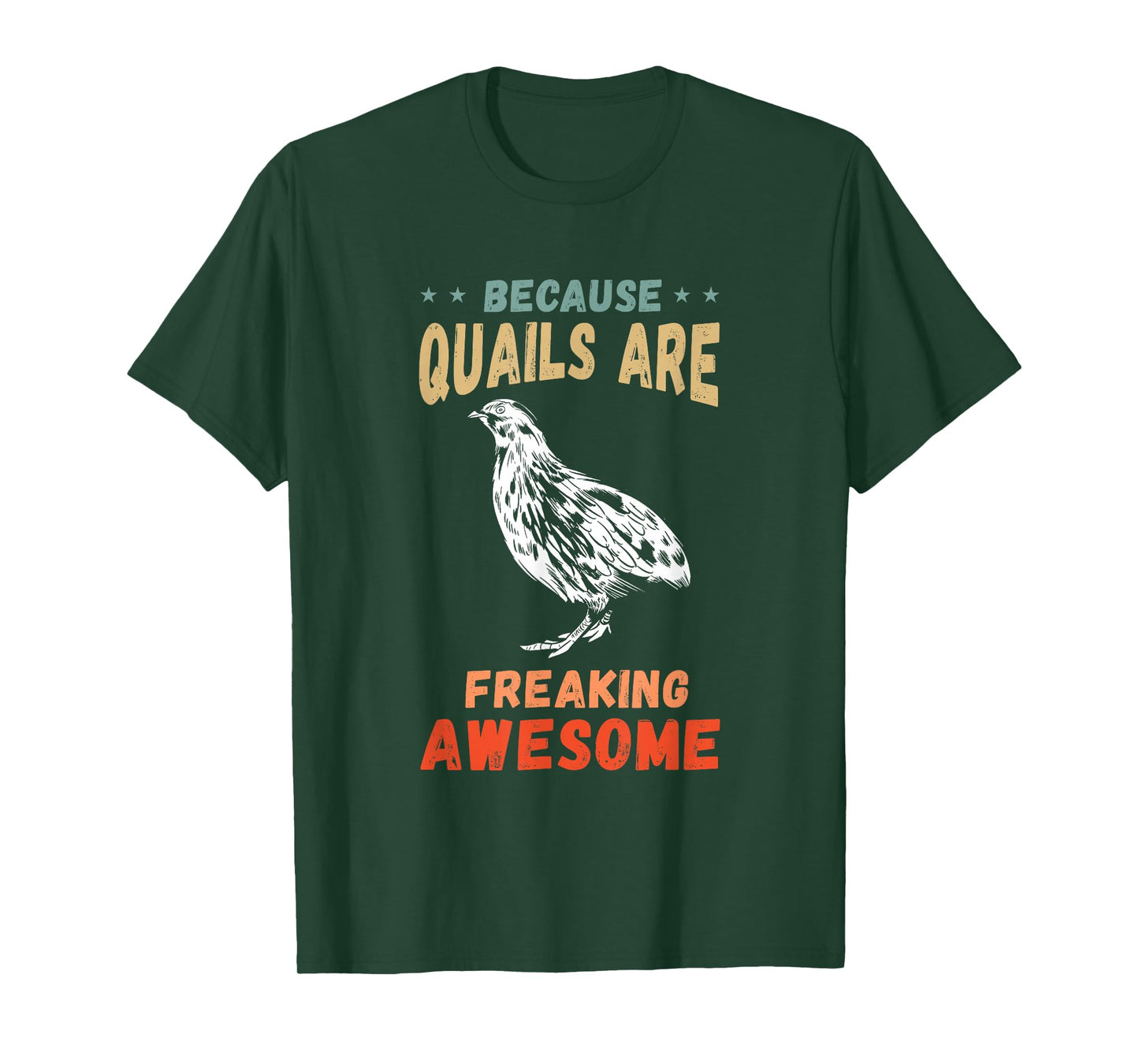 Awesome Quail Bird Quail Breeding Bobwhite Quail Lover T-Shirt