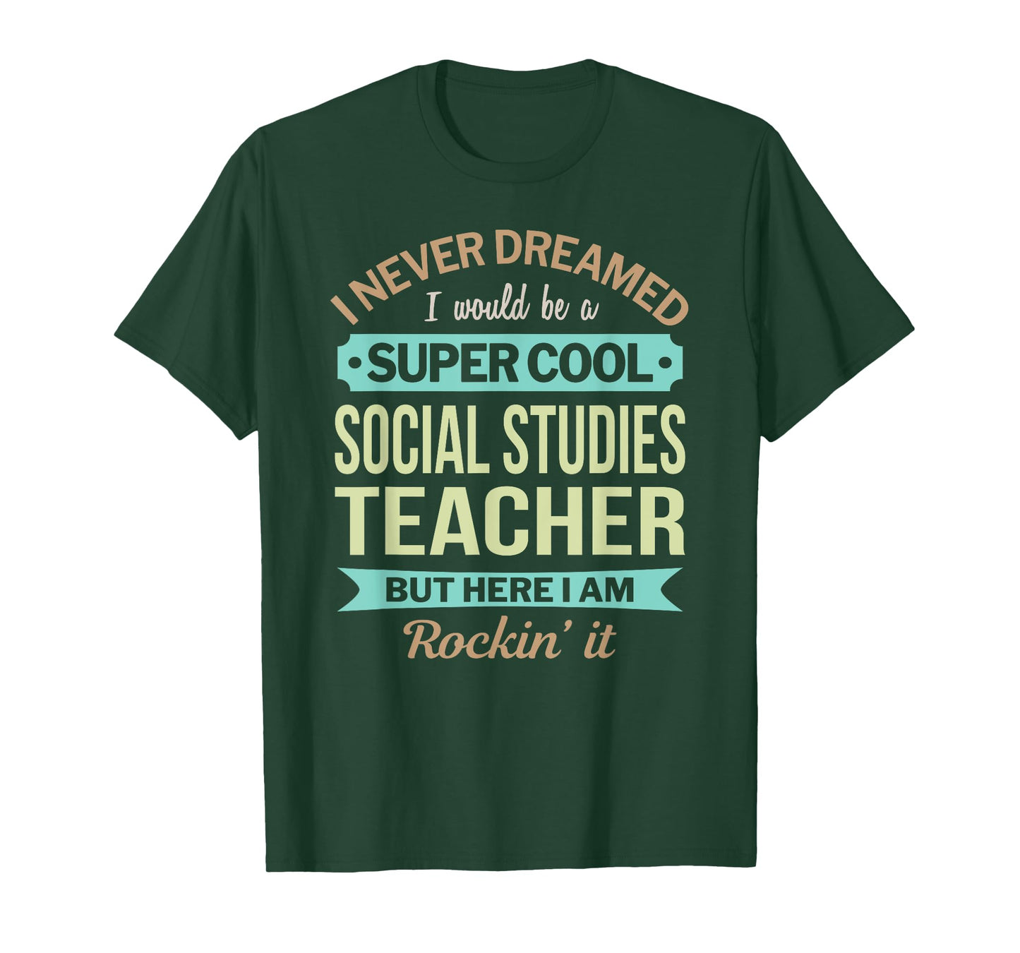 Social Studies Teacher Gift Funny Appreciation Men Women T-Shirt