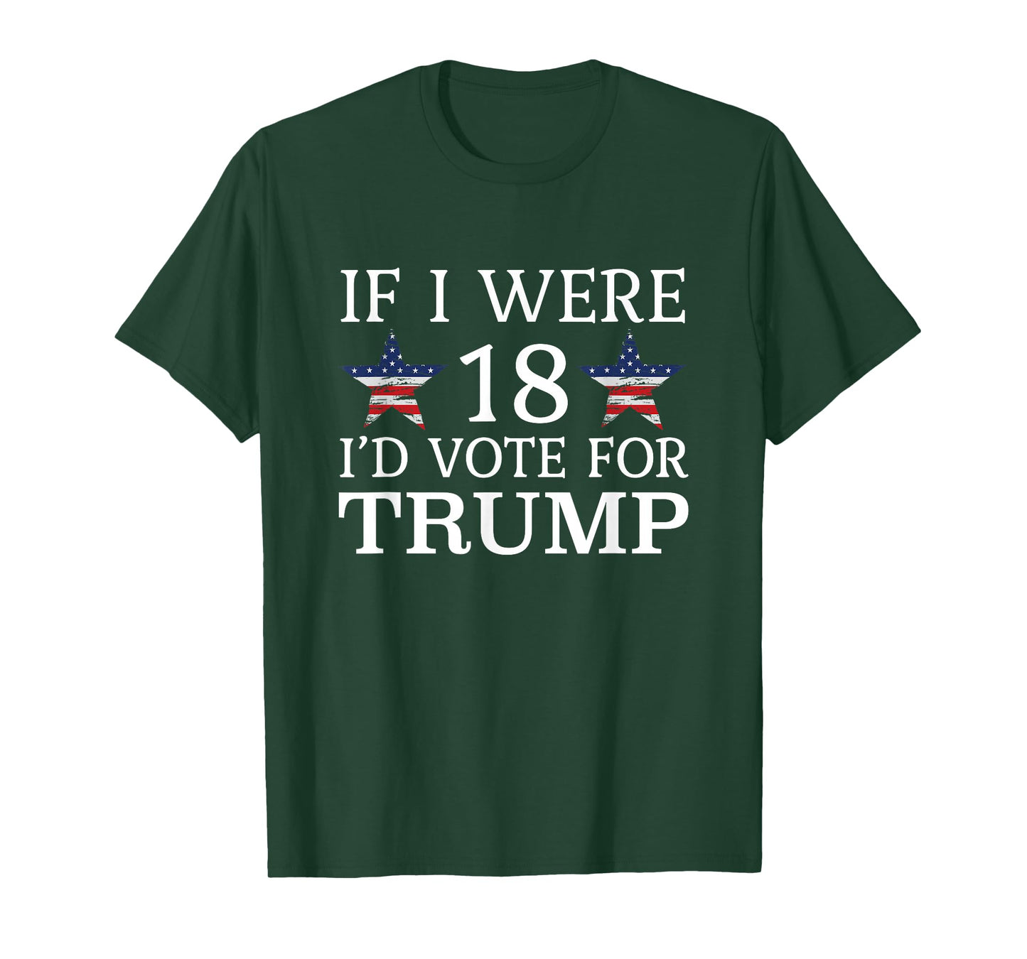If i were 18 I'd Vote for Trump Funny Kids pro Trump T-Shirt