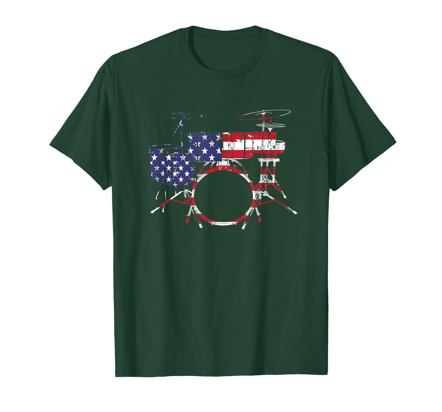 Best Drum Design for Men Women Drum Set Drumming Drummer T-Shirt