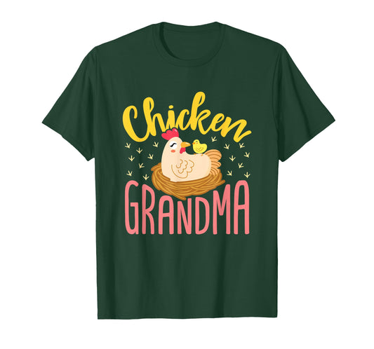 Chicken Grandma Farmer Lady Chickens Farm Animal Hen T-Shirt
