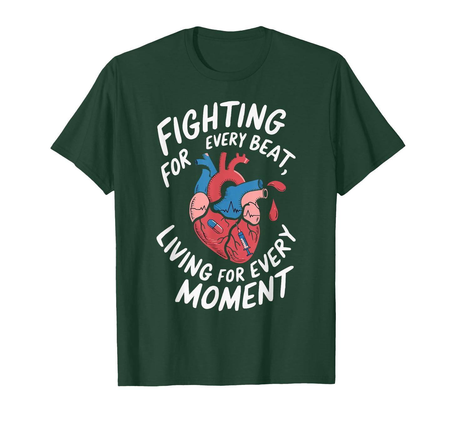 Congestive Heart Failure Chronic Disease CHF Awareness T-Shirt