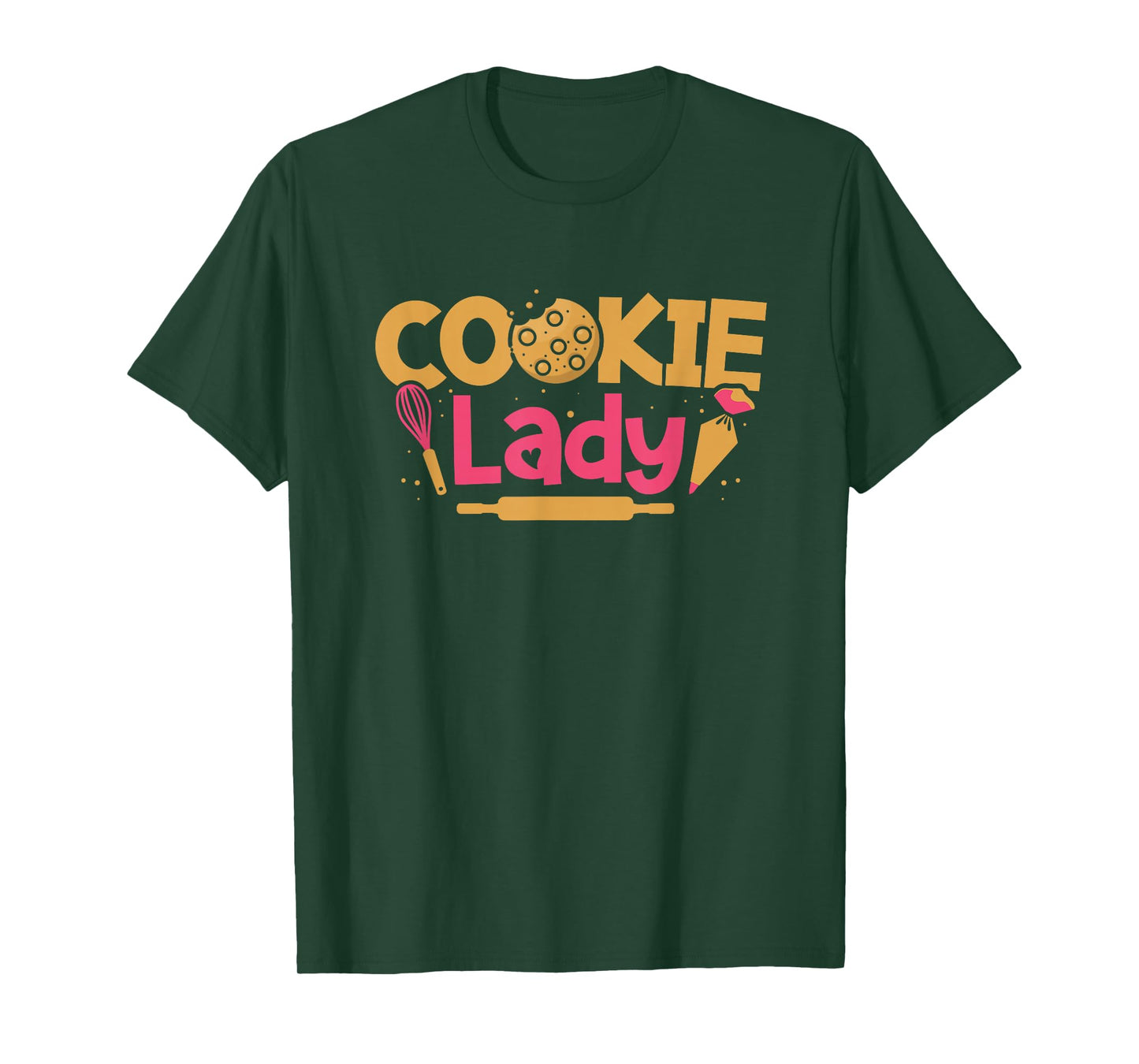 Cookie Lady Baking Pastry Lover Baker Chef Sweet Tooth T-Shirt